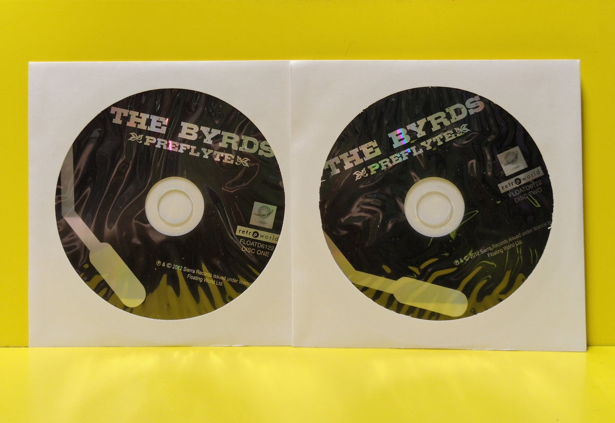 The Byrds - Preflyte - 2012 - FLOATD6122 Used - EX - 2CD - Reissue - Gatefold Cardboard Sleeve