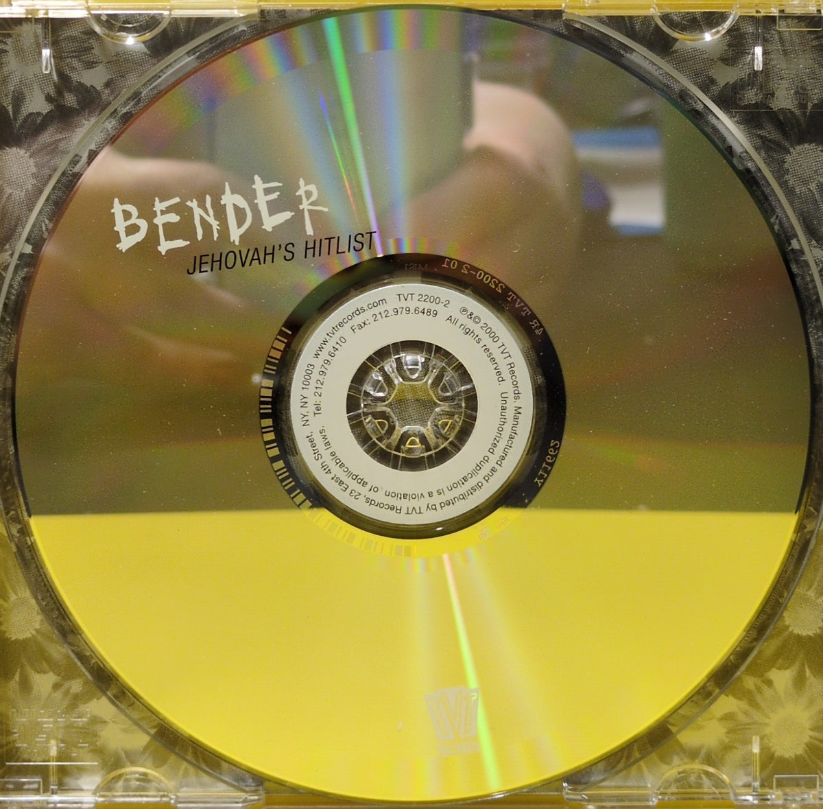 Bender - Jehovah's Hitlist - 2000 - TVT 2200-2 Used - EX - CDs