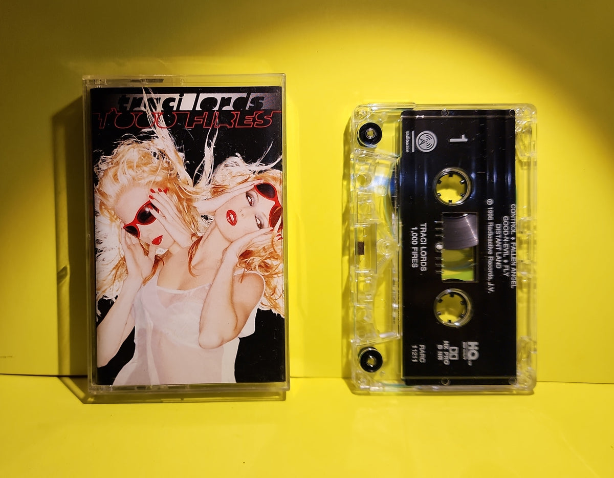 Traci Lords - 1,000 Fires - 1995 - RARC 11211 Used - NM - Cassettes