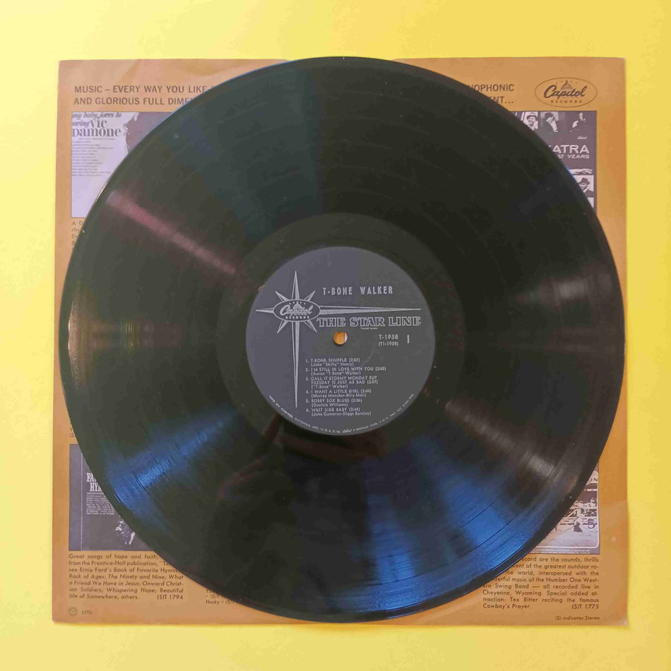 T-Bone Walker - The Great Blues Vocals And Guitar of (Original) - 1963 - T-1958 Used - VG++ - Vinyl