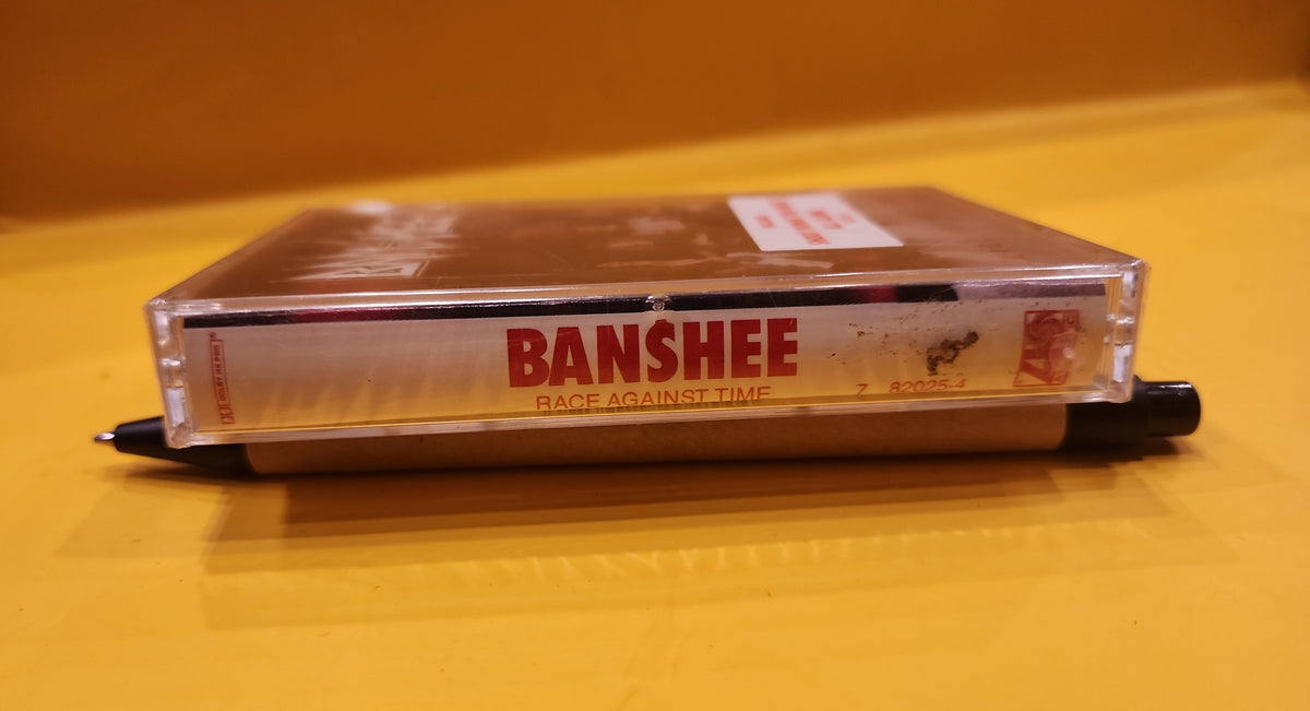 Banshee - Race Against Time - 1989 - 7 82025-4 New - Sealed - cassettes