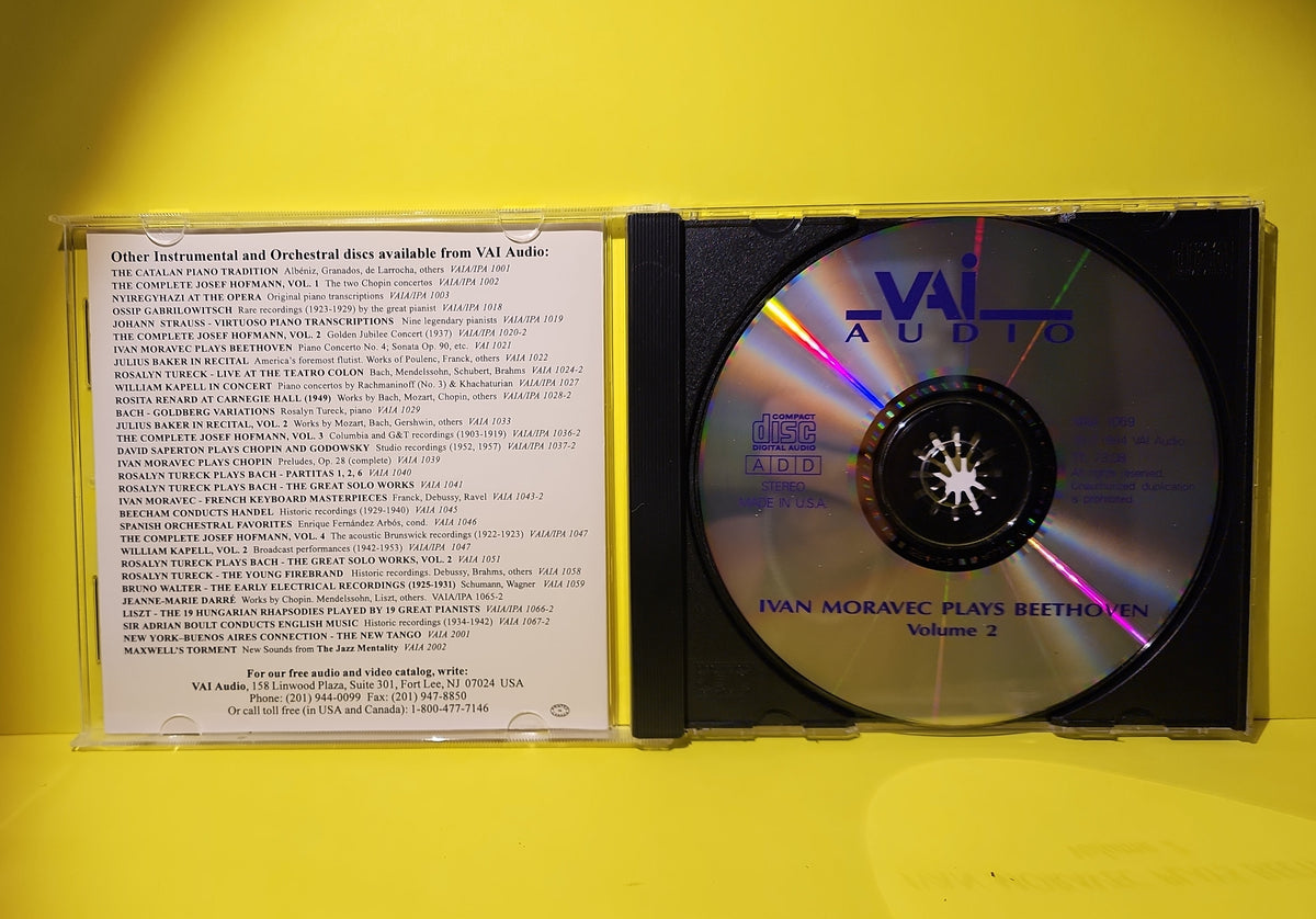 Ivan Moravec, Ludwig van Beethoven - Beethoven Piano Sonatas - 1990 - VAIA 1069 Used - NM - CDs