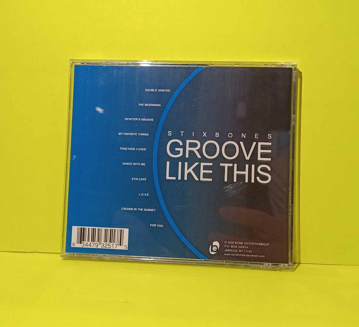 Stix Bones - Groove Like This AUTOGRAPHED CD - 2006 - Used - EX - CDs