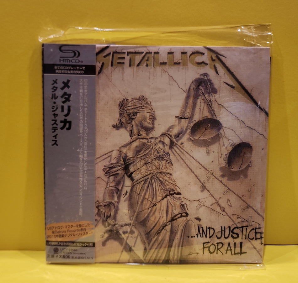 Metallica - AND JUSTICE FOR ALL - 2010 - UICY-94665 New - Sealed - CDs