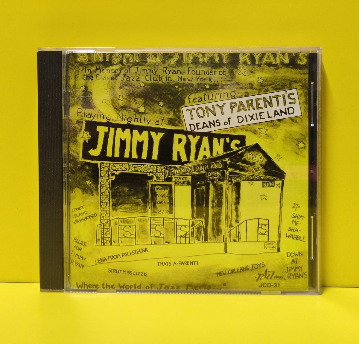 Tony Parenti And His Deans Of Dixieland - A Night At Jimmy Ryan's - 1999 - JDC-31 Used - EX - CDs