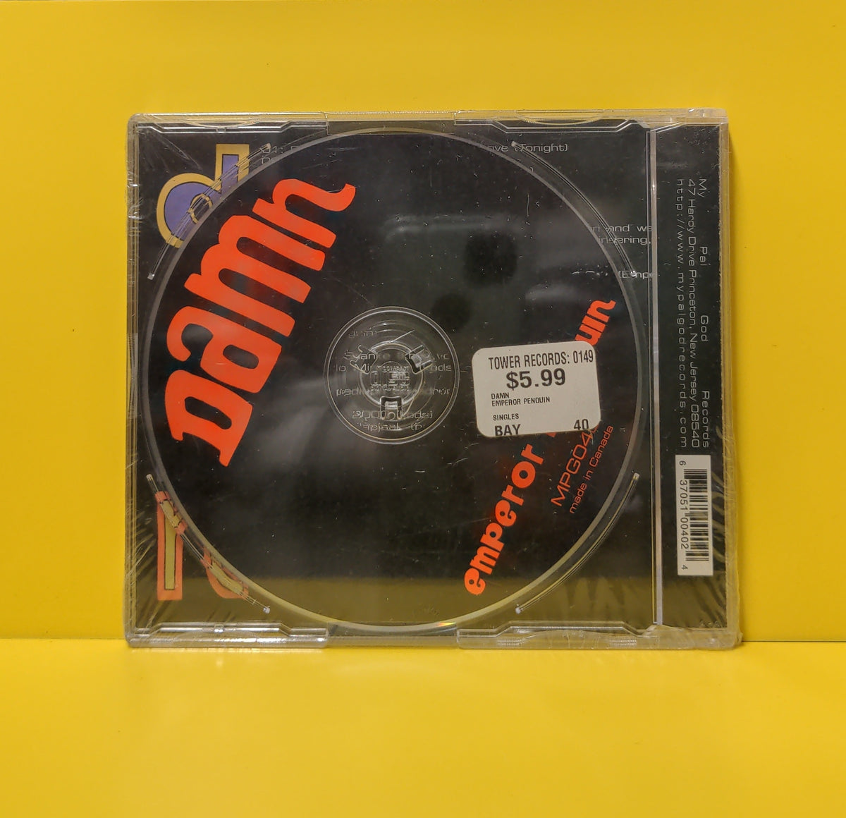 Emperor Penguin - Damn EP - 2001 - MPG040 New - Sealed - CDs