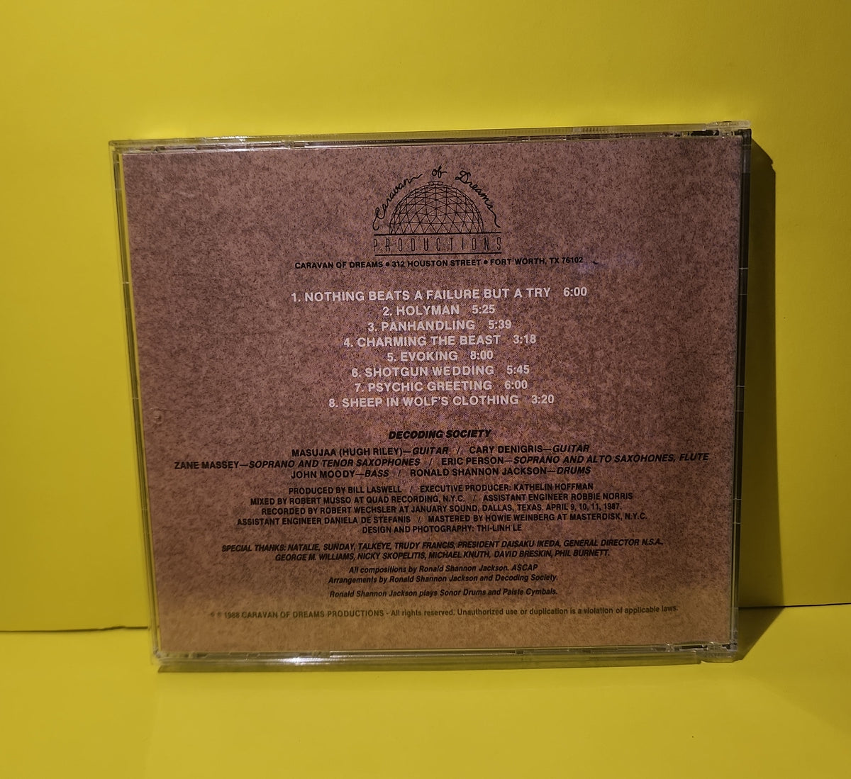 Ronald Shannon Jackson And The Decoding Society - Texas - 1988 - Dreams 012 Used - NM - CDs