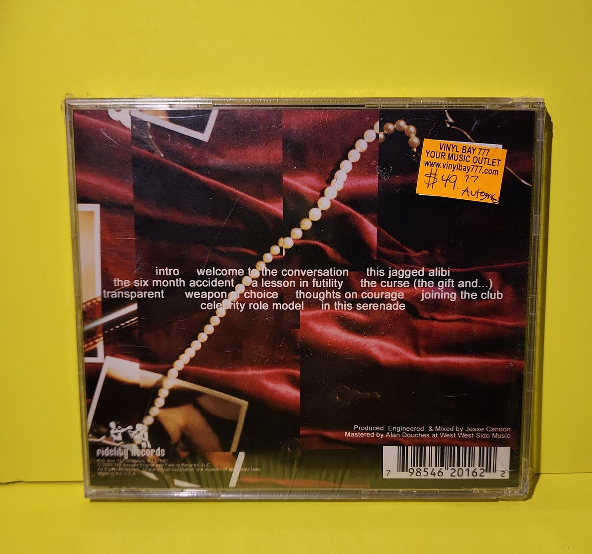 The Escape Engine  - Celebrity Role Model - 2003 - FRNJ001 New - Sealed - CDs