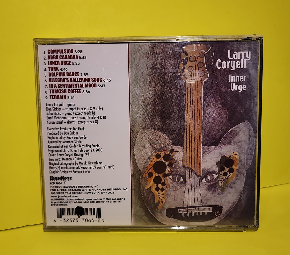 Larry Coryell - Inner Urge - 2001 - HCD 7064 Used - EX - CDs