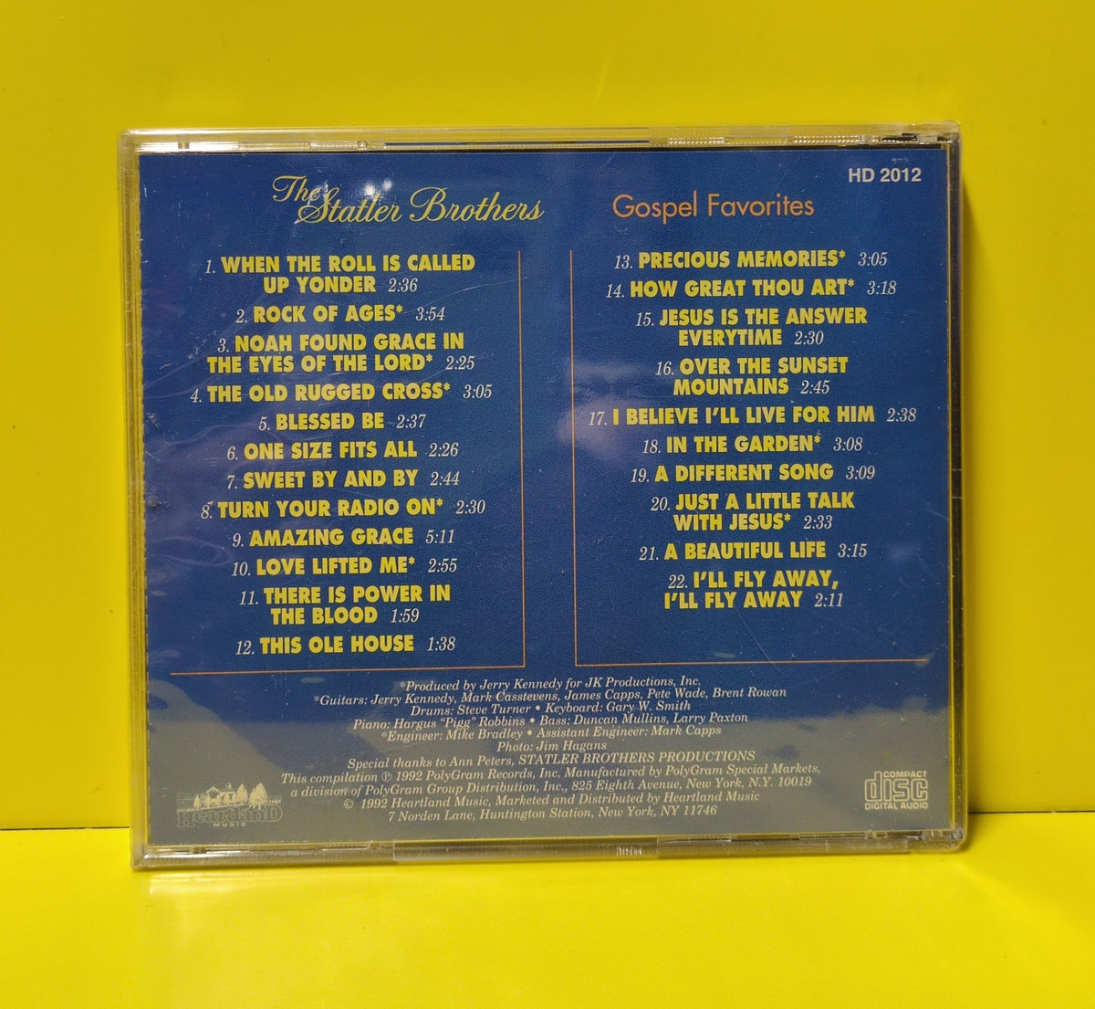 The Statler Brothers - Gospel Favorites - HD 2012 New - Sealed - CDs - Reissue