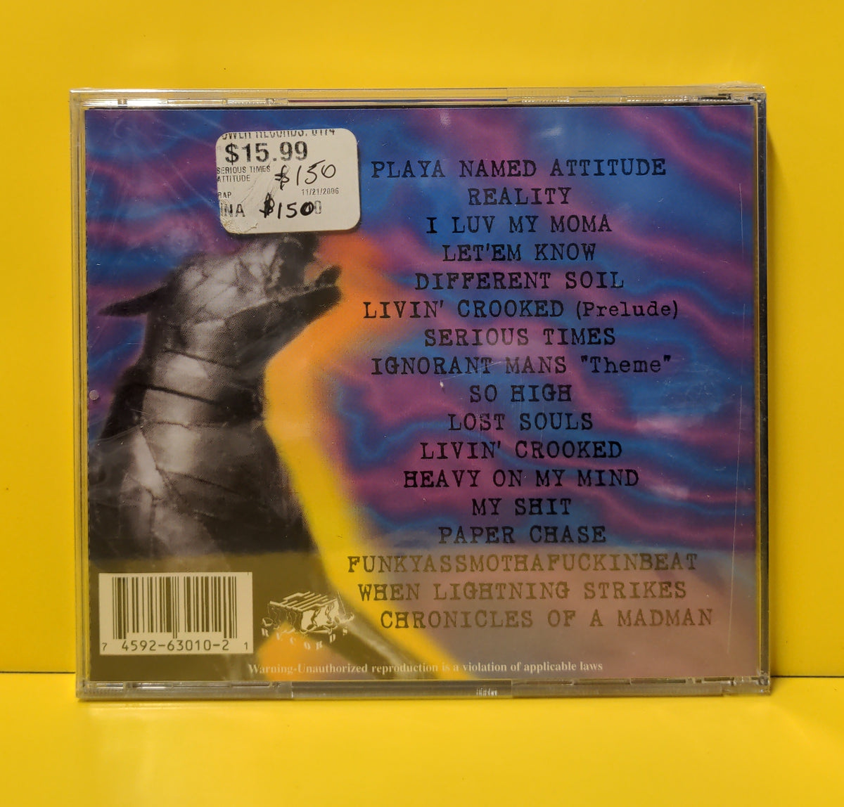 Attitude - Serious Times - 1997 - CR-CD10 New - Sealed - CDs
