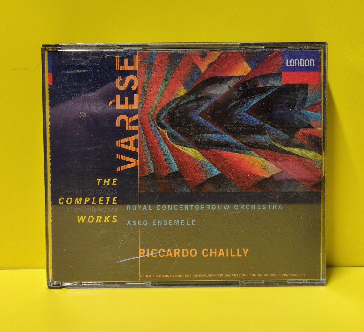 Varèse, Royal Concertgebouw Orchestra, Asko Ensemble, Riccardo Chailly - The Complete Works - 1998 - 289 460 208-2 Used - EX - CDs