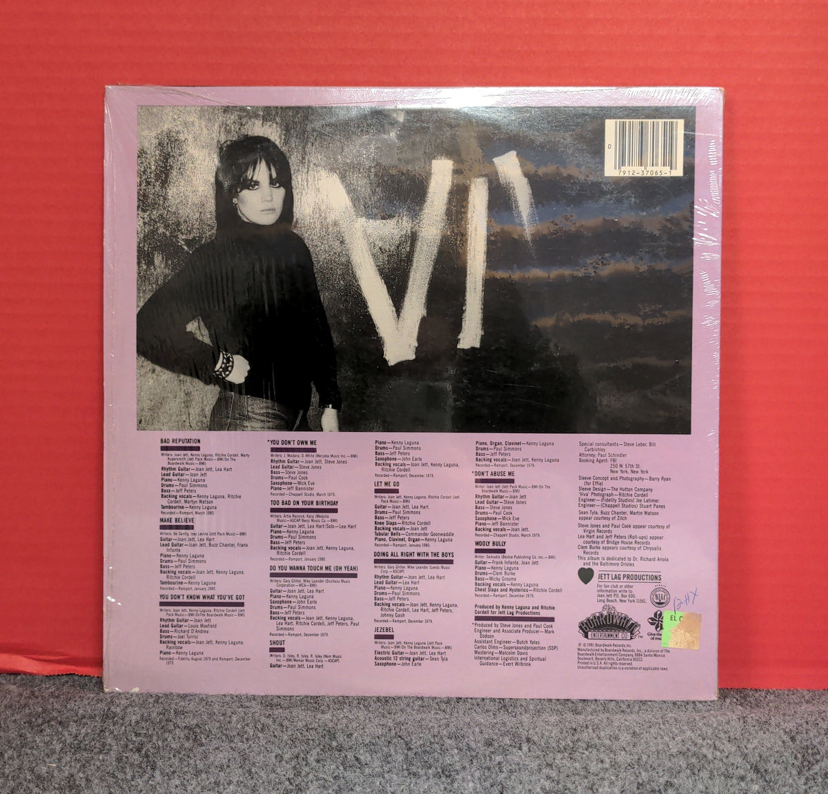 Joan Jett - Bad Reputation - 1981 - FW 37065 Used - EX - Vinyl - Reissue