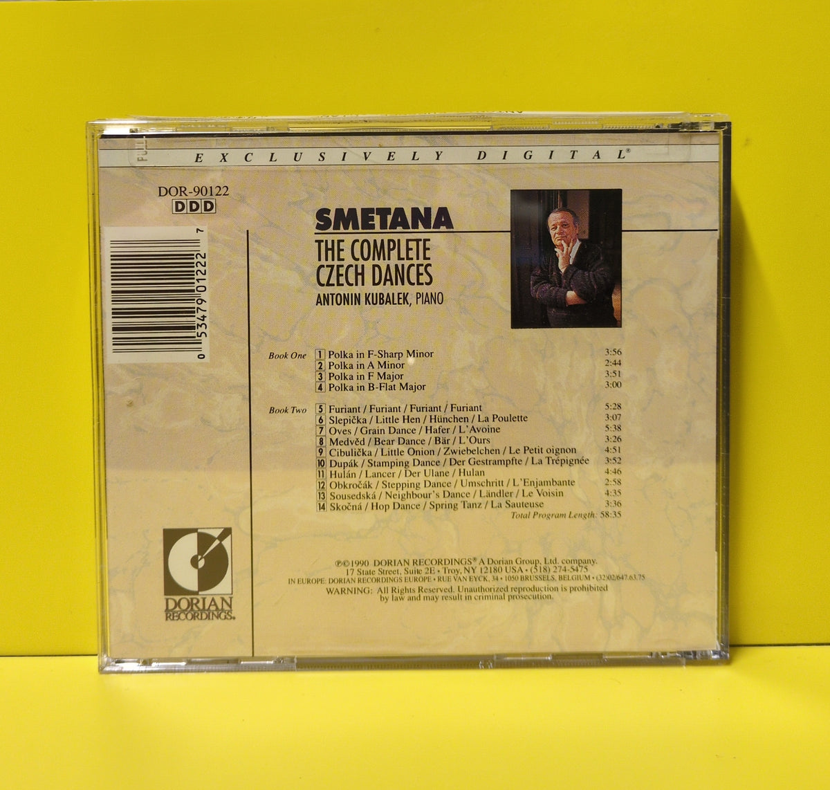 Smetana, Antonin Kubalek - The Complete Czech Dances - 1990 - DOR-90122 Used - NM - CDs