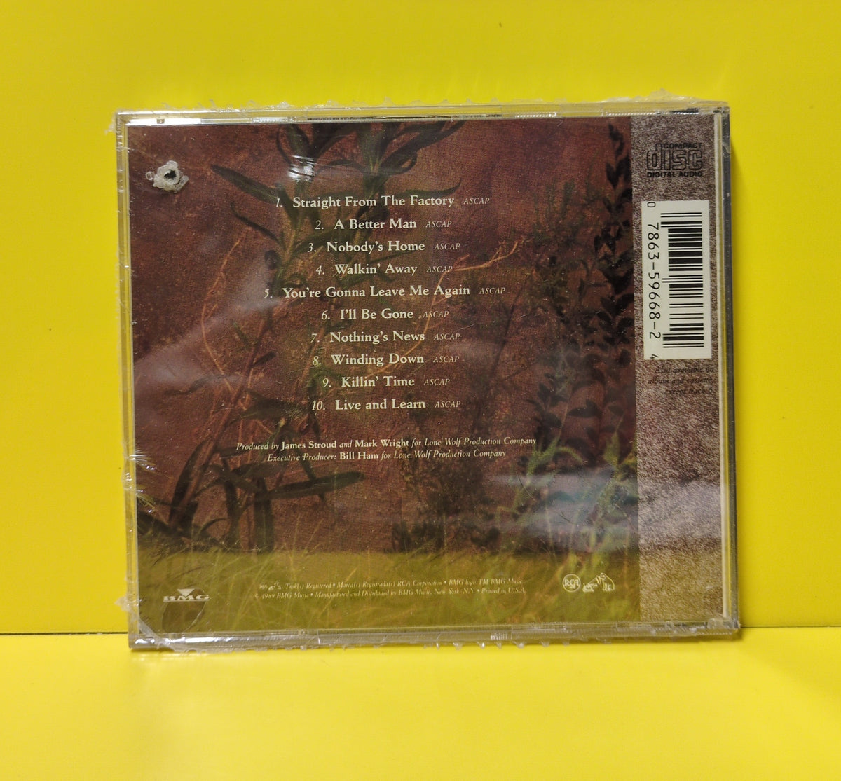 Clint Black - Killin' Time - 1989 - 9668-2-R New - Sealed - CDs
