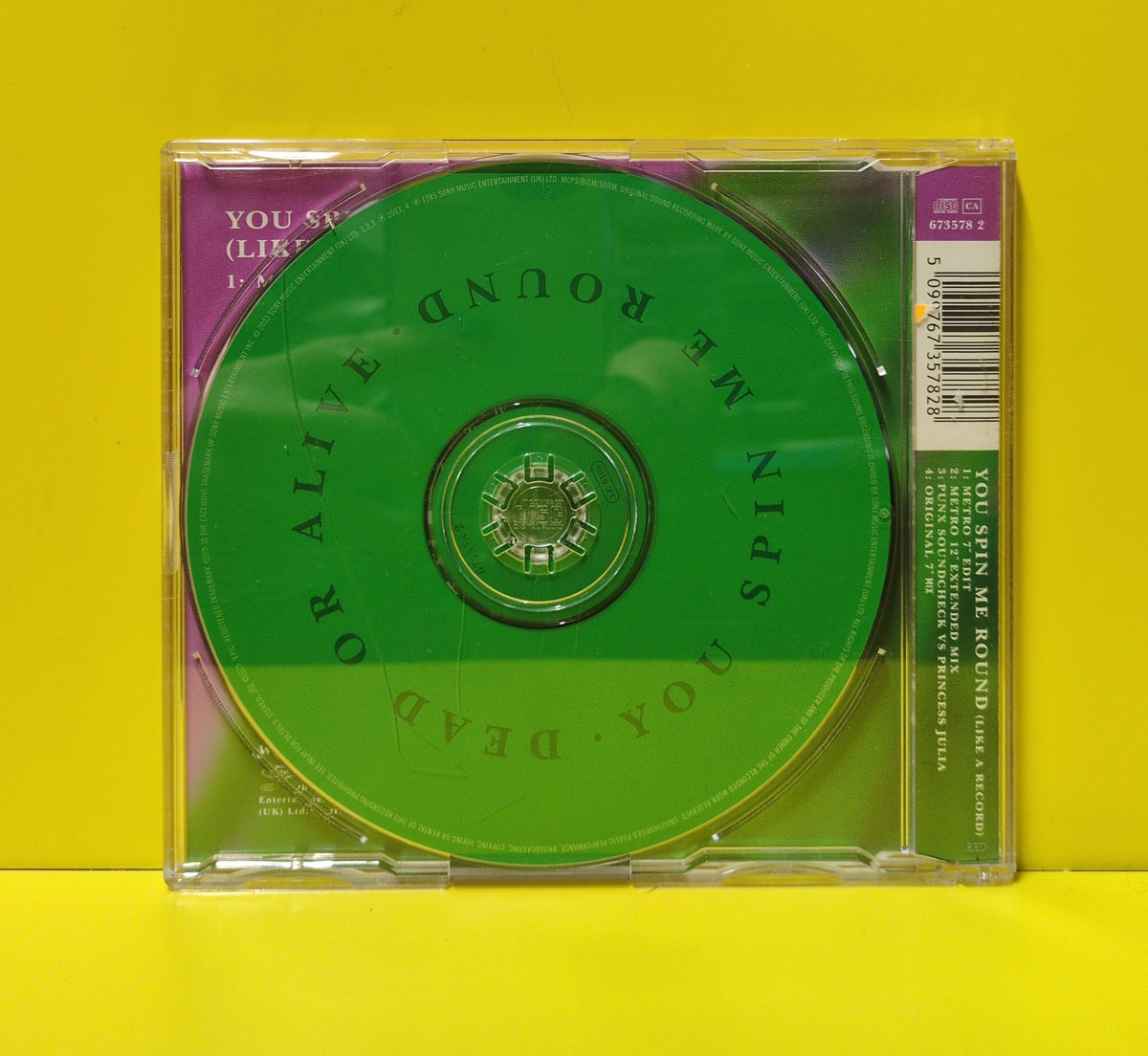 Dead Or Alive - You Spin Me Round 2003 - 2003 - 673578 2 Used - EX - CD Single