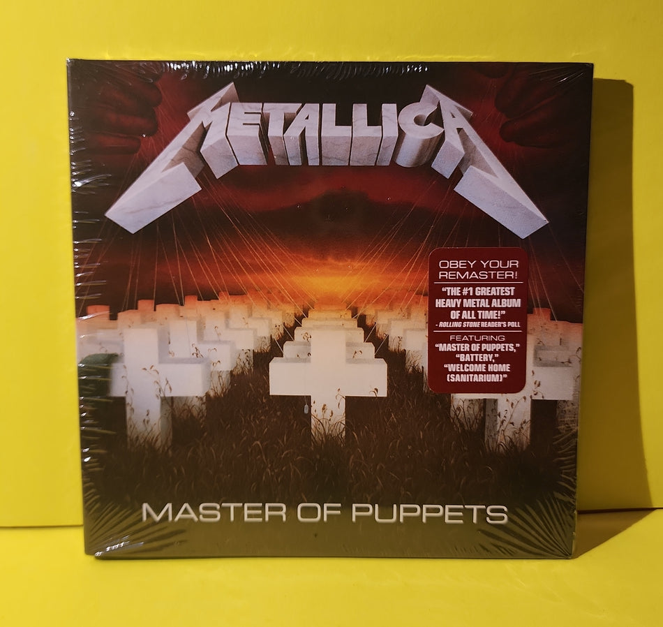 Metallica - Master Of Puppets - BLCKND005R-2 New - Sealed - CDs