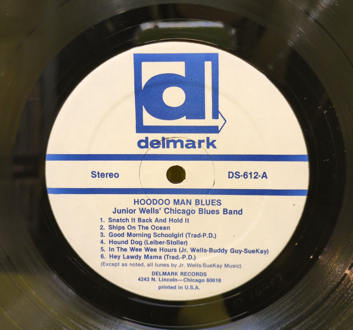 Junior Wells' Chicago Blues Band with Buddy Guy - Hoodoo Man Blues - 1982 - DS-612 Used - VG++ - Vinyl - Reissue