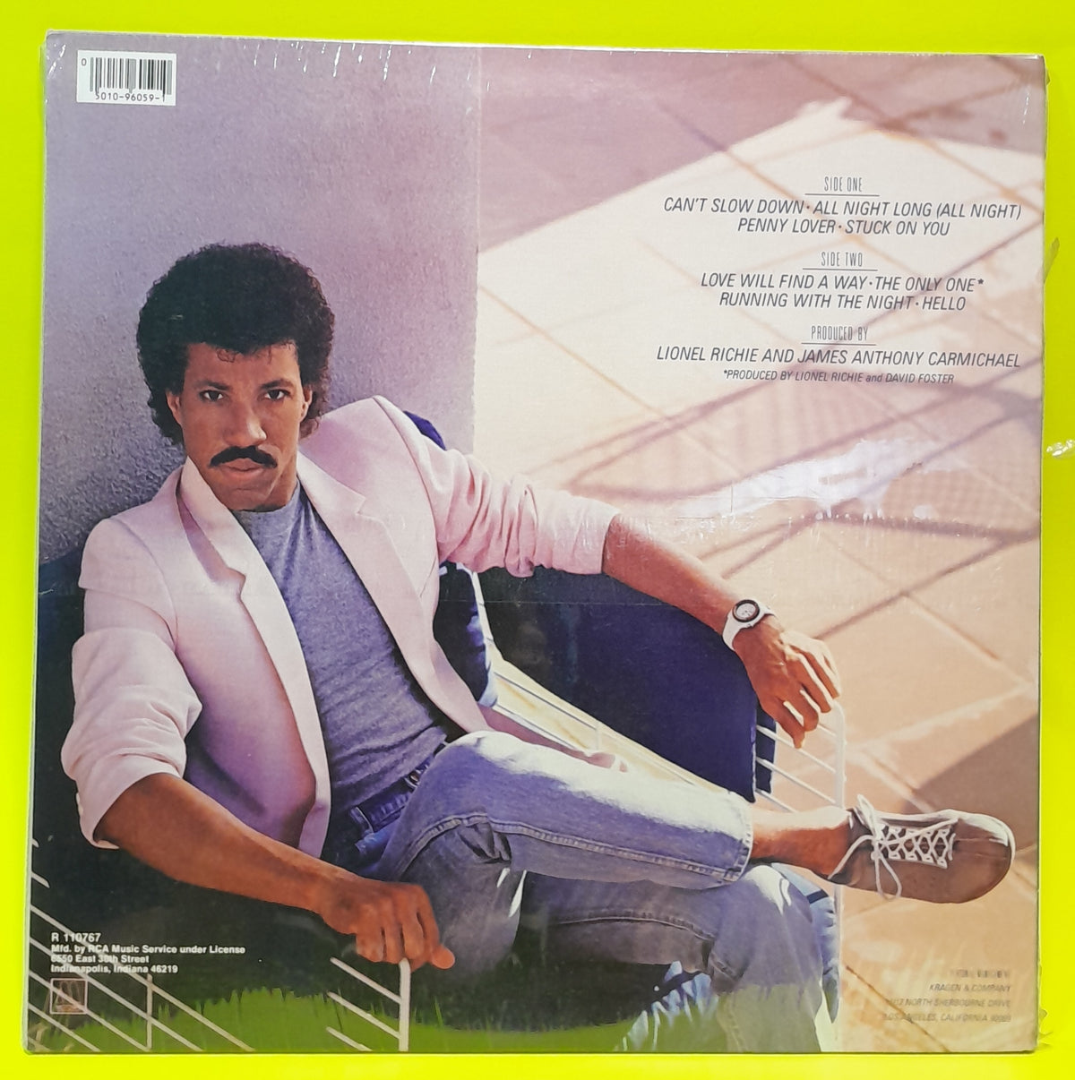 Lionel Richie - Can't Slow Down - 1993 - 6059 ML New - Sealed - Vinyl