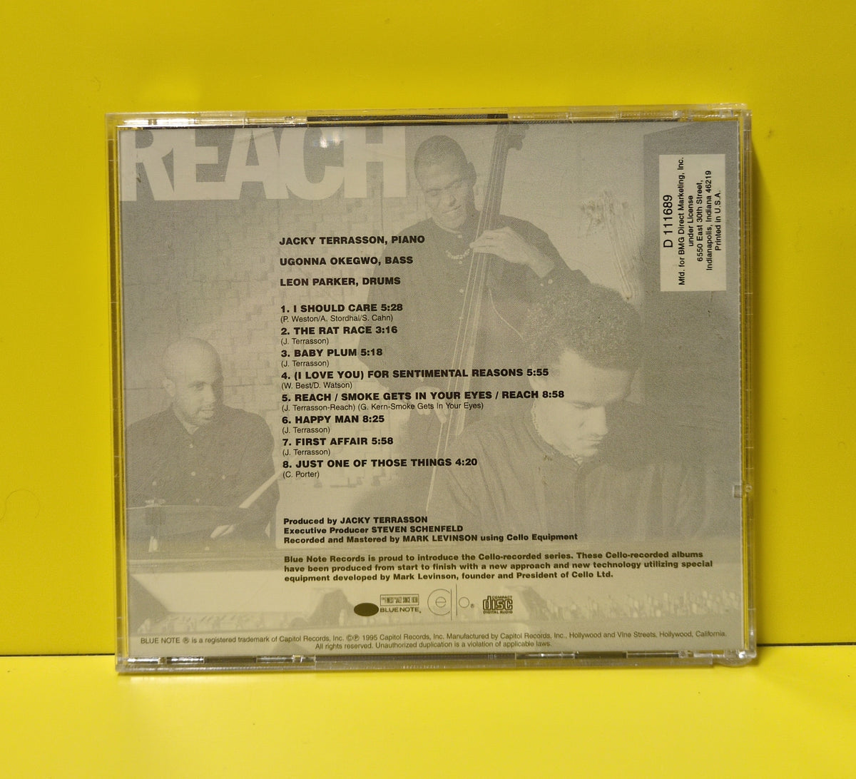 Jacky Terrasson - Reach - 1995 - D 111689 Used - VG++ - CDs - Club Edition