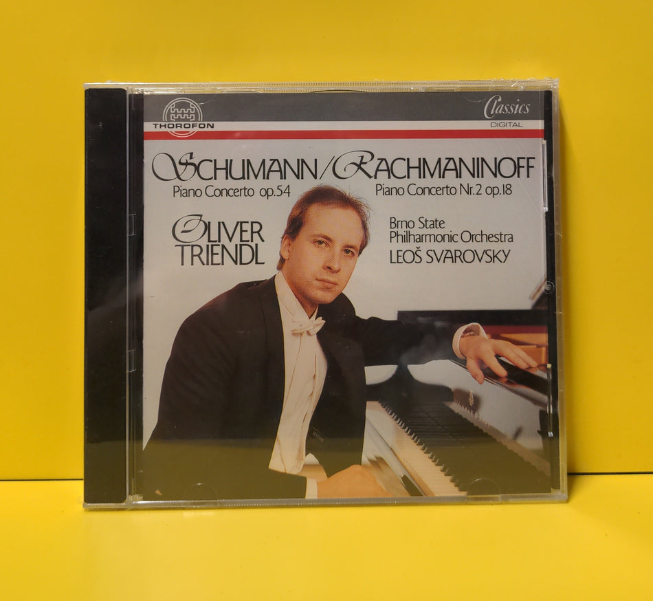 Oliver Triendl, Schumann, Rachmaninoff - Piano Concerto Op. 54 / Piano Concerto Nr.2 Op. 18 - 1992 - CTH 2178 New - Sealed - CDs