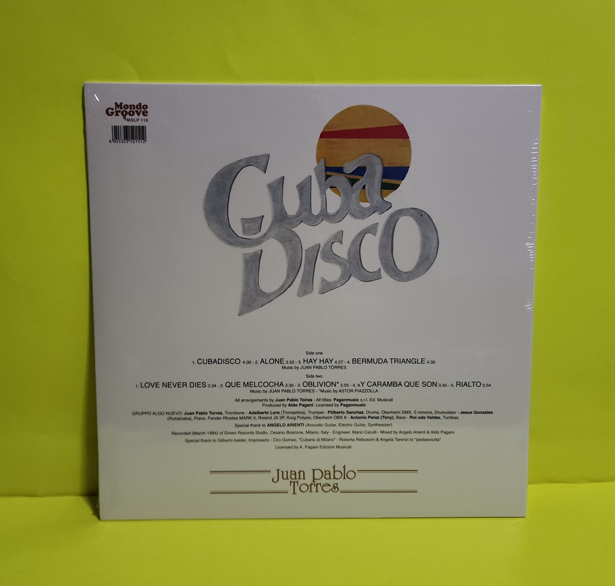 Juan Pablo Torres - Cuba Disco - 2023 - MGLP 116 New - Sealed - Vinyl