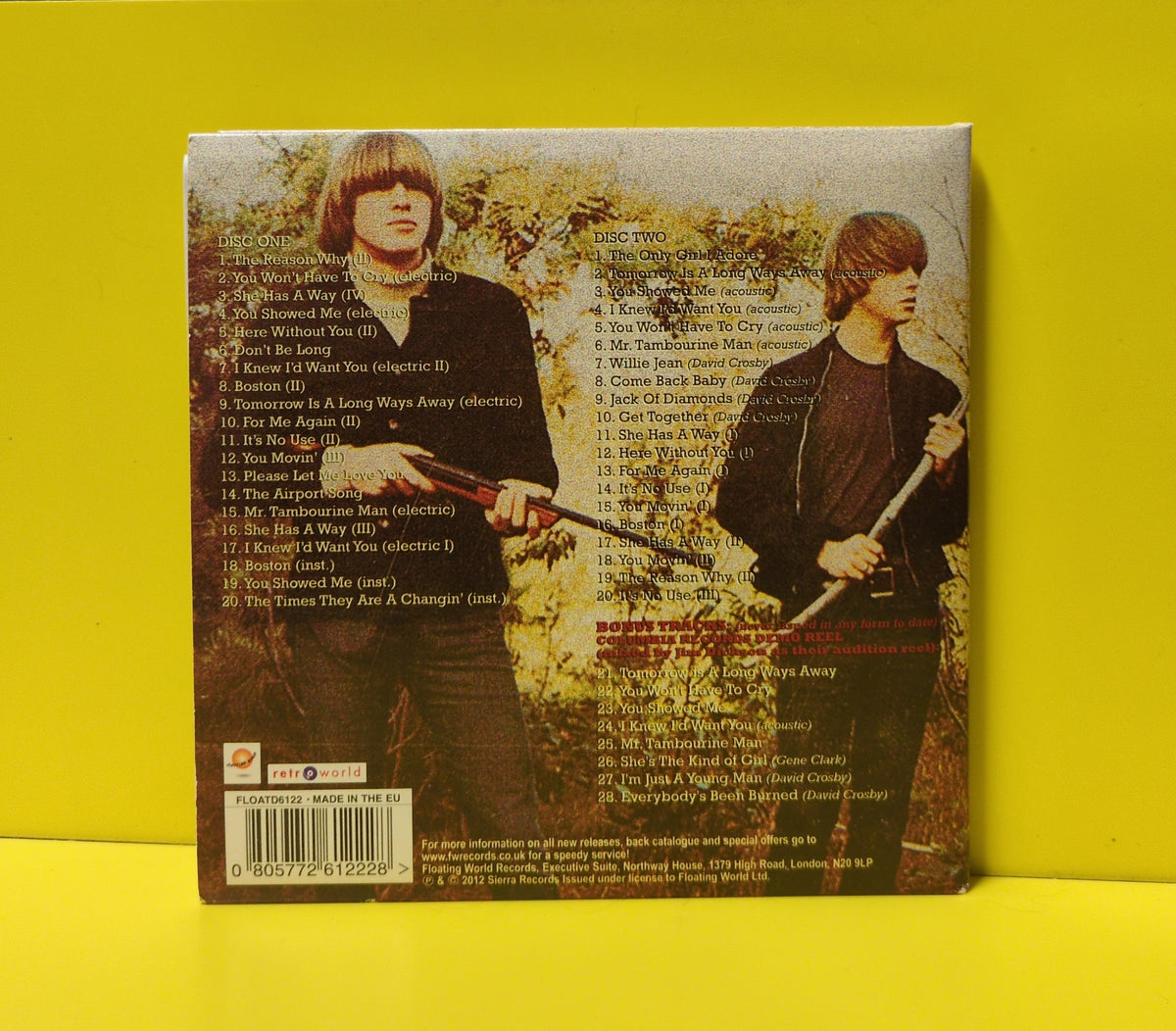 The Byrds - Preflyte - 2012 - FLOATD6122 Used - EX - 2CD - Reissue - Gatefold Cardboard Sleeve