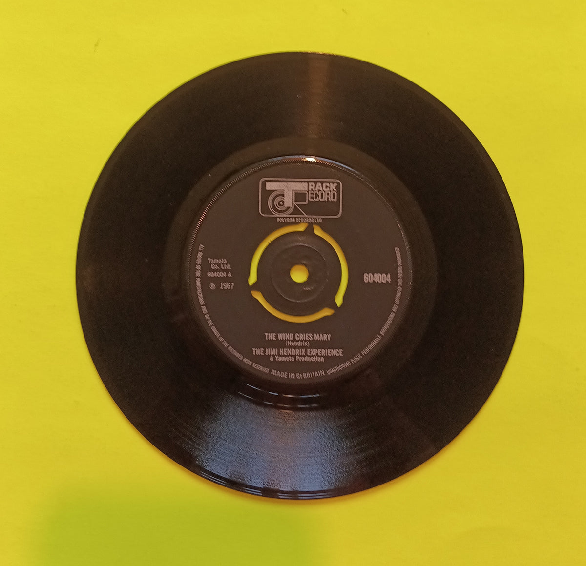Jimi Hendrix Experience - The Wind Cries Mary (UK 7") - 1967 - 604004 Used - VG++ - Vinyl