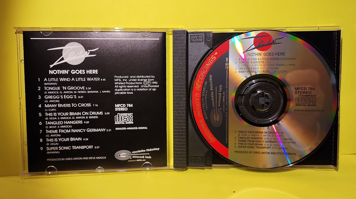 Zero  - Nothin' Goes Here - 1990 - MFCD 784 Used - EX - CDs