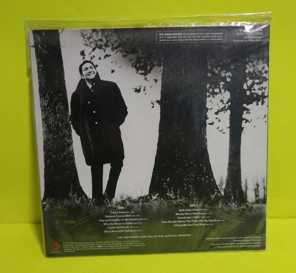 Willie Nelson - Both Sides Now / Limited Edition Numbered to 1000 / 436 - 2019 - LSP-4294 New - Sealed - Vinyl
