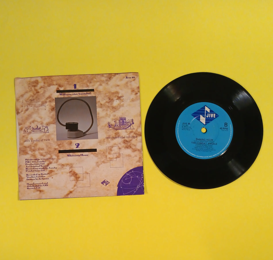 The Vomsat Angels - Will You Stay Tonight? (UK 7") - 1983 - JIVE 46 Used - VG++ - Vinyl