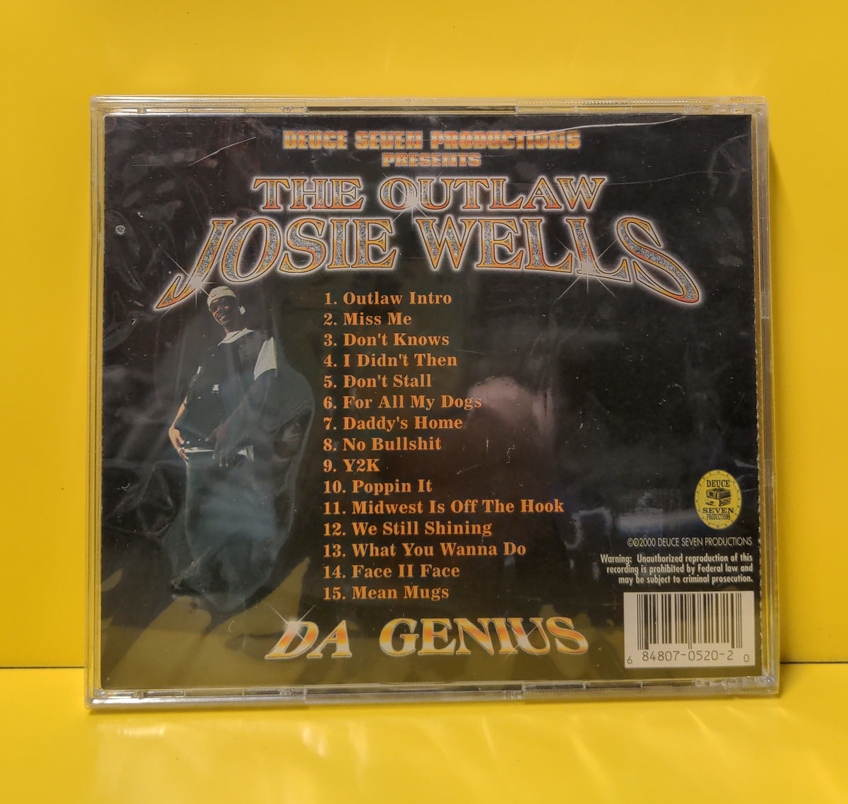 The Outlaw Josie Wells  - Da Genius - 2000 - DC7-0520 New - Sealed - CDs