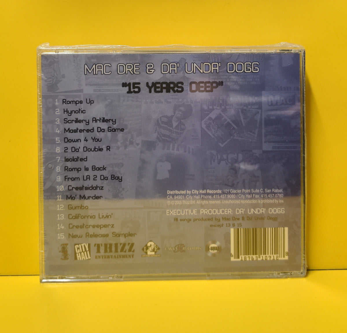 Mac Dre, Coolio Da Unda Dogg - 15 Years Deep - 2005 - THN 1071 New - Sealed - CDs