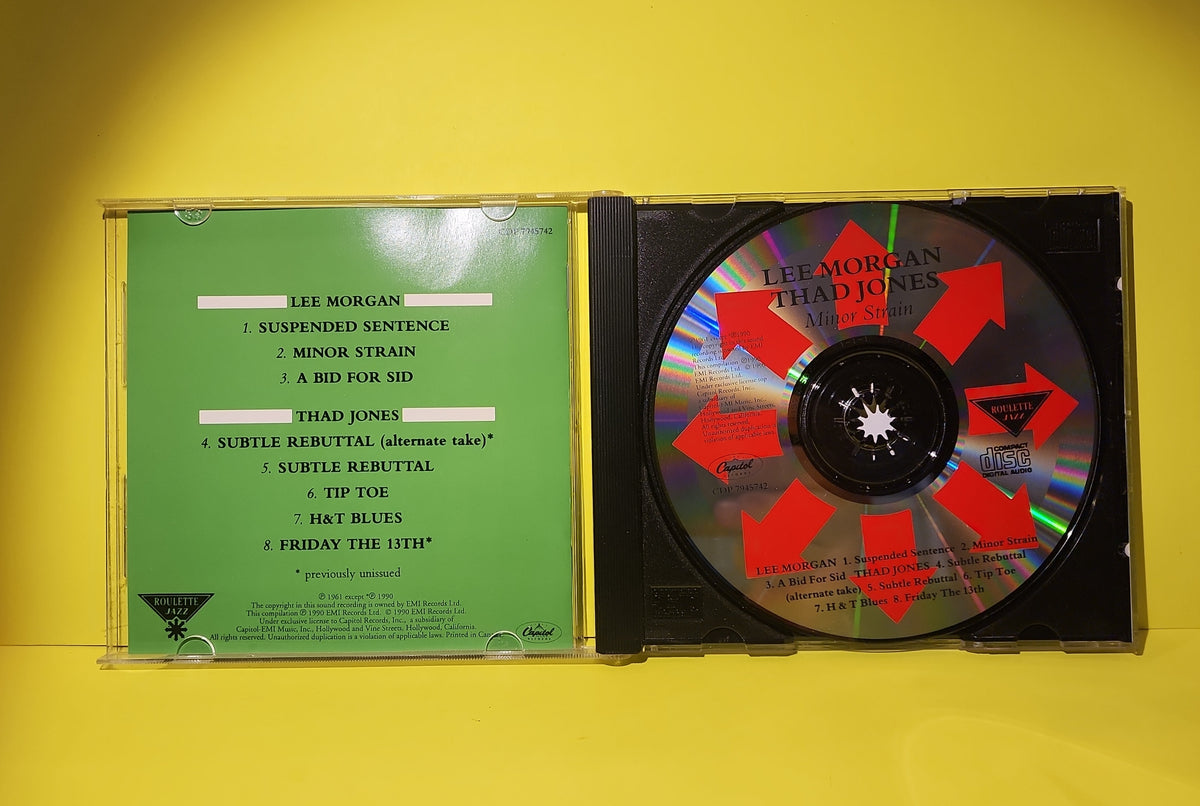 Lee Morgan / Thad Jones - Minor Strain - 1990 - CDP 7945742 Used - VG++ - CDs