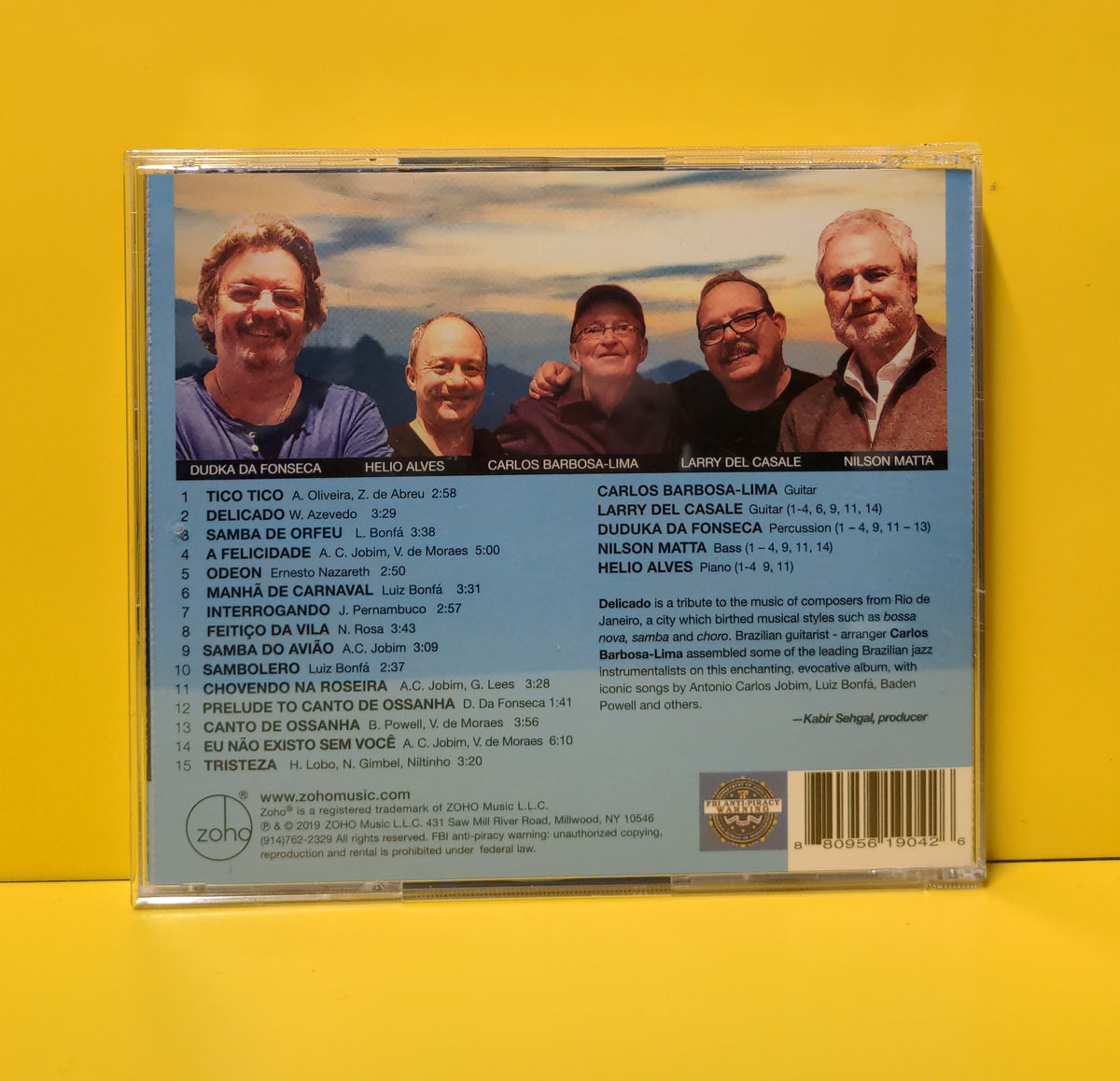Carlos Barbosa-Lima - Delicado - 2019 - ZM201904 Used - EX - CDs
