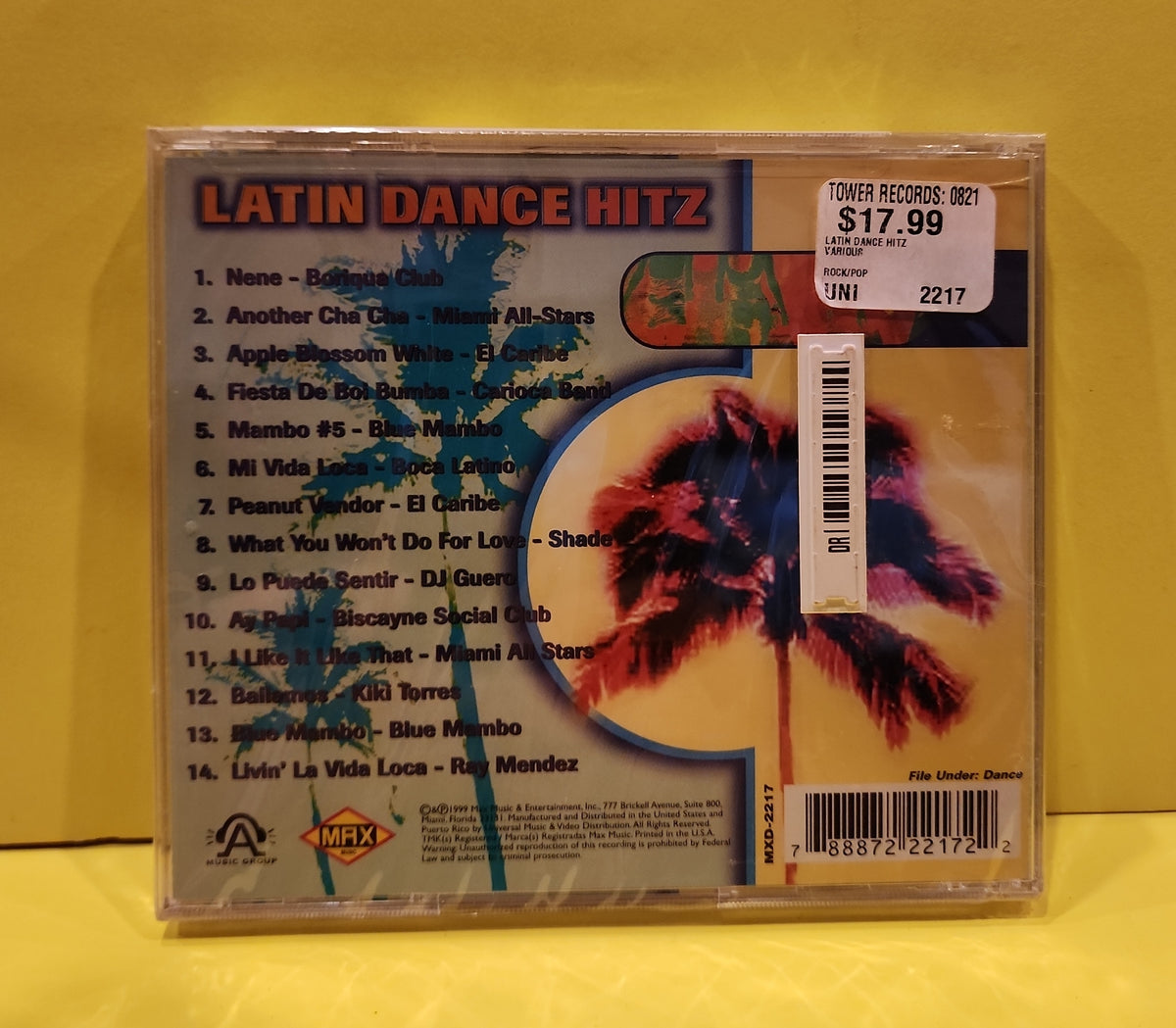 Various  - Latin Dance Hitz - 1999 - MXD-2217 New - Sealed - CDs