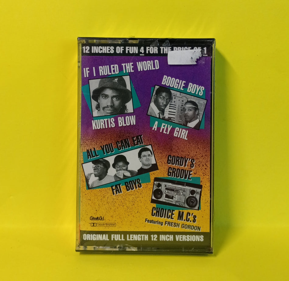 Kurtis Blow Boogie Boys Fat Boys Choice M.C.'s - Original Full Length 12inch Versions - New - Sealed - cassettes