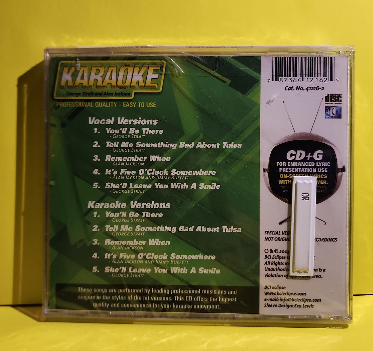 George Strait and Alan Jackson  - Karaoke  - 2005 - 41216-2 New - Sealed - CDs