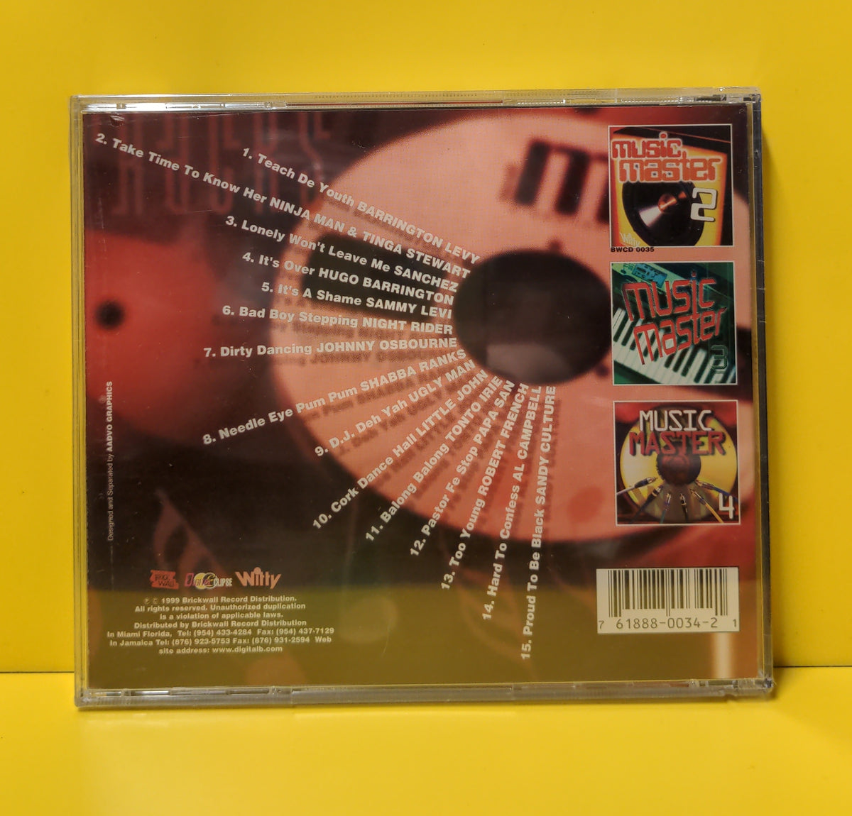Various - Music Master Vol. 1 - 1999 - BWCD0034 New - Sealed - CDs