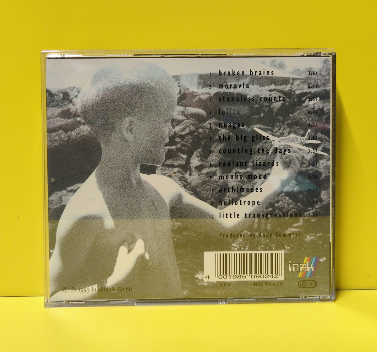 Andy Summers & John Etheridge - Invisible Threads - 1993 - INAK 9024 CD Used - EX - CDs