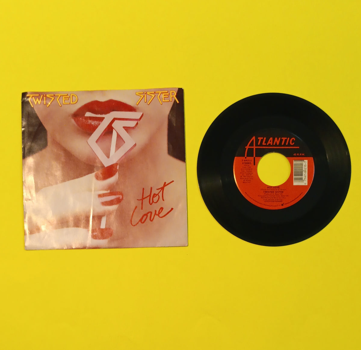 Twisted Sister - Hot Love / Tonight - 1987 - 7-89215 Used - VG+ - 7" Vinyl