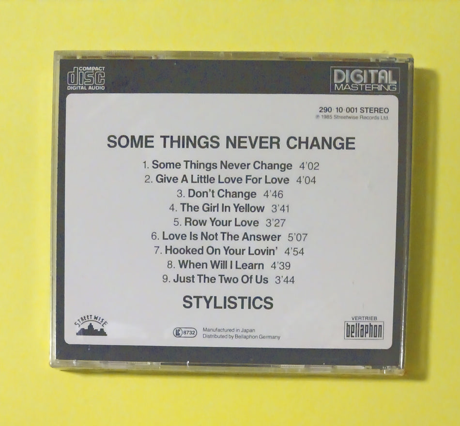 Stylistics - Some Things Never Change - CDs