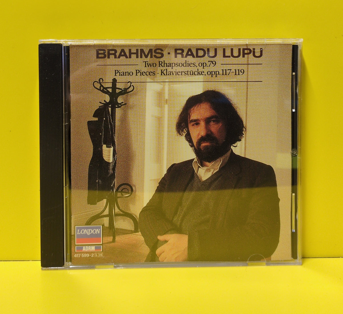Brahms, Radu Lupu - Two Rhapsodies, OP. 79 • Piano Pieces Opp. 117-119 - 1987 - 417 599-2 Used - VG++ - CDs - Remastered