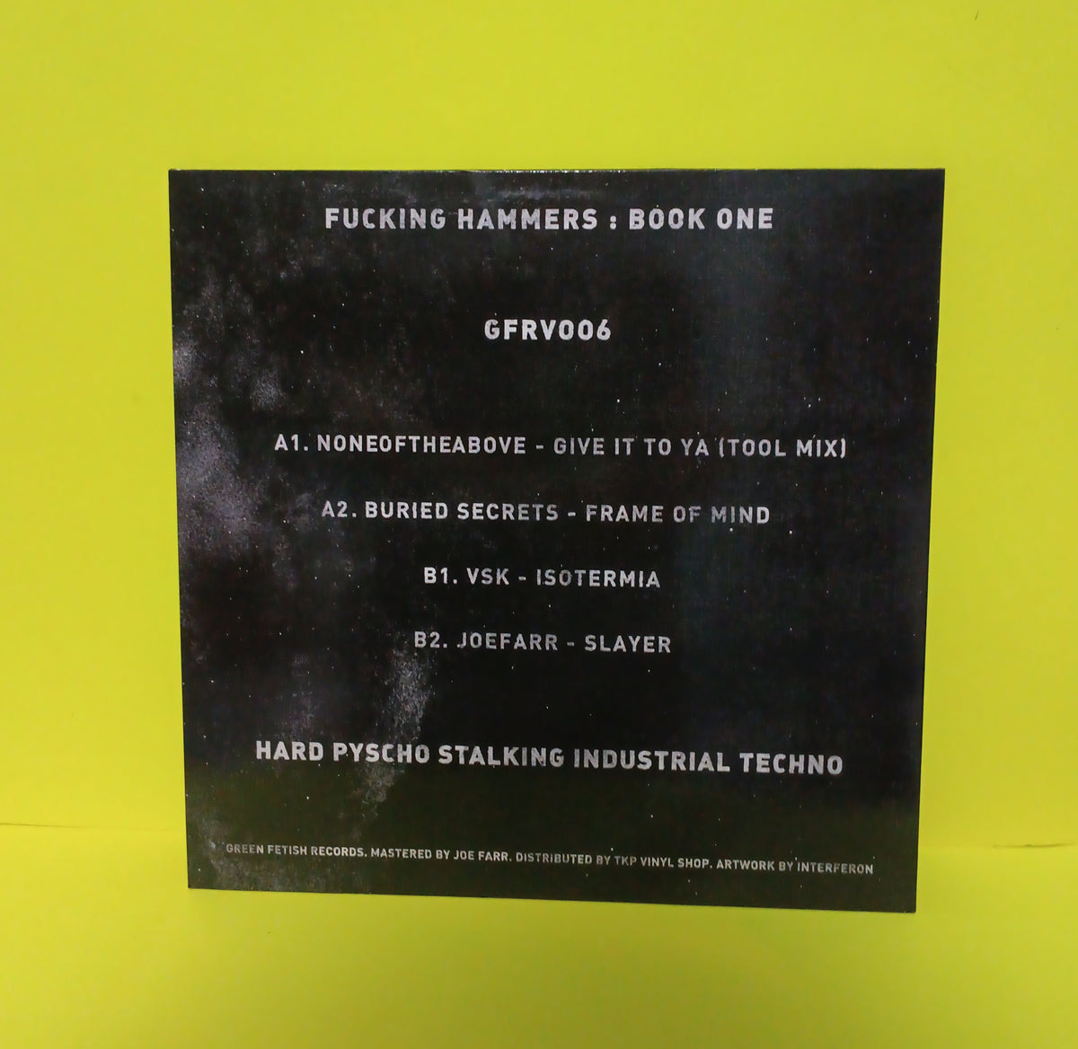 Various - Fucking Hammers : Book One (Australia Techno) - 2020 - GFRV006 New - EX - Vinyl