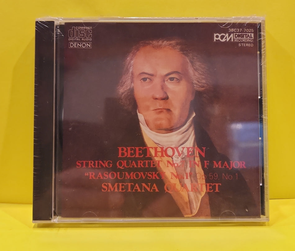 Beethoven Smetana Quartet  - String Quartet No.7 in F Major Rasoumovsky - 1983 - 38C37-7025 New - Sealed - CDs