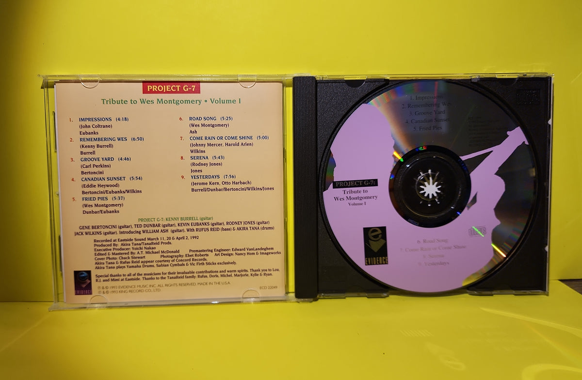 Project G-7 - A Tribute To Wes Montgomery Volume I - 1993 - ECD 22049-2 Used - NM - CDs