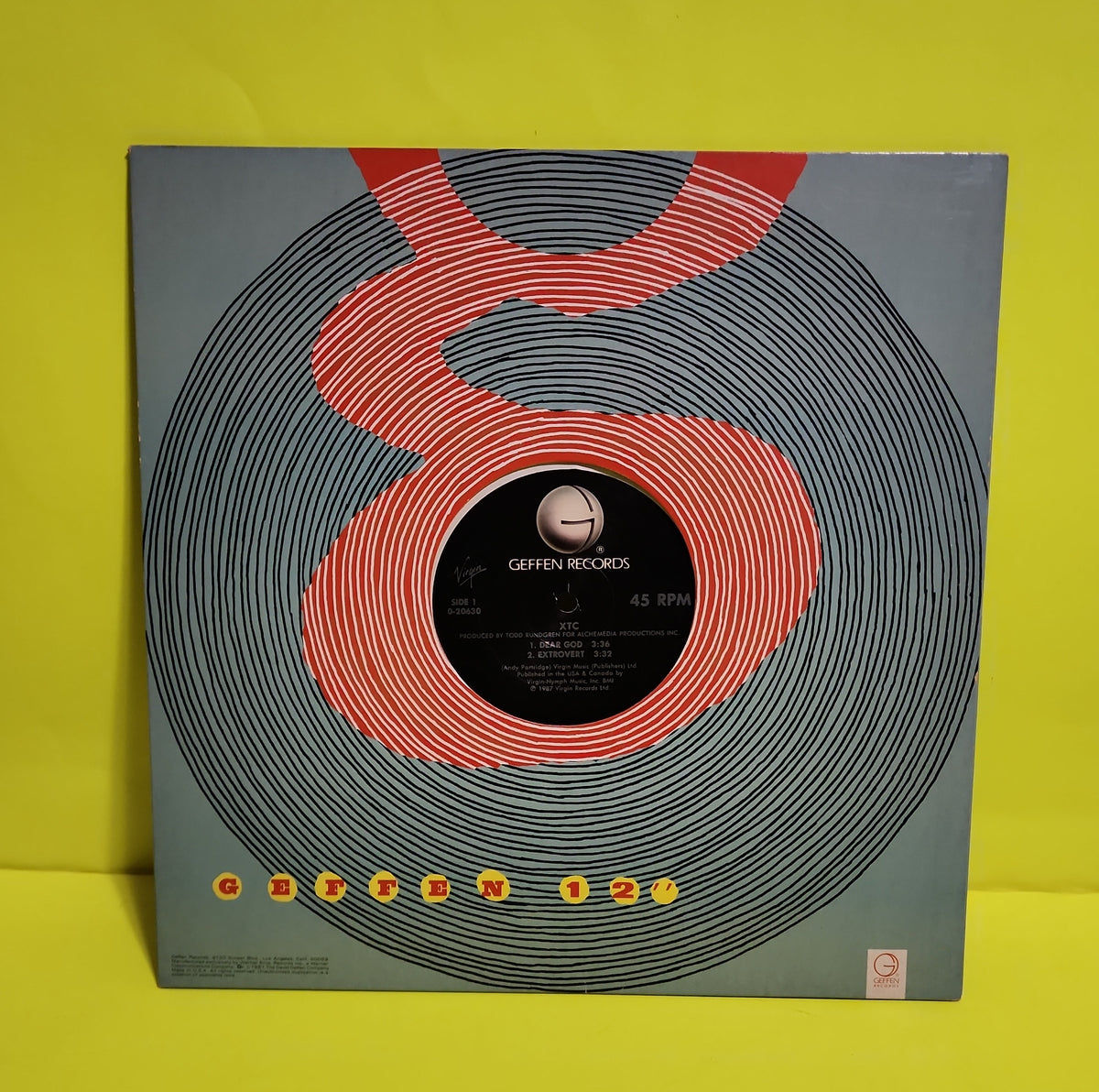 XTC - Dear God / EX Rare Promo  - 1987 - 0-20630 Used - EX - Vinyl