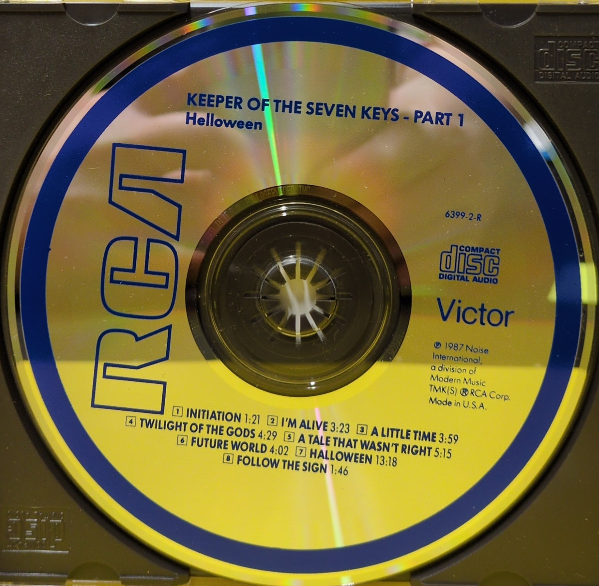 Helloween - Keeper Of The Seven Keys - Part I - 1987 - 6399-2-R Used - EX - CDs
