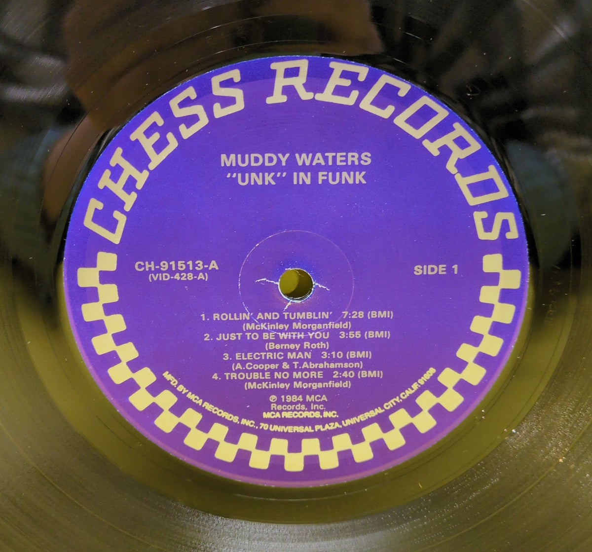 Muddy Waters - "Unk" In Funk - 1984 - CH 91513 Used - VG++ - Vinyl - Reissue