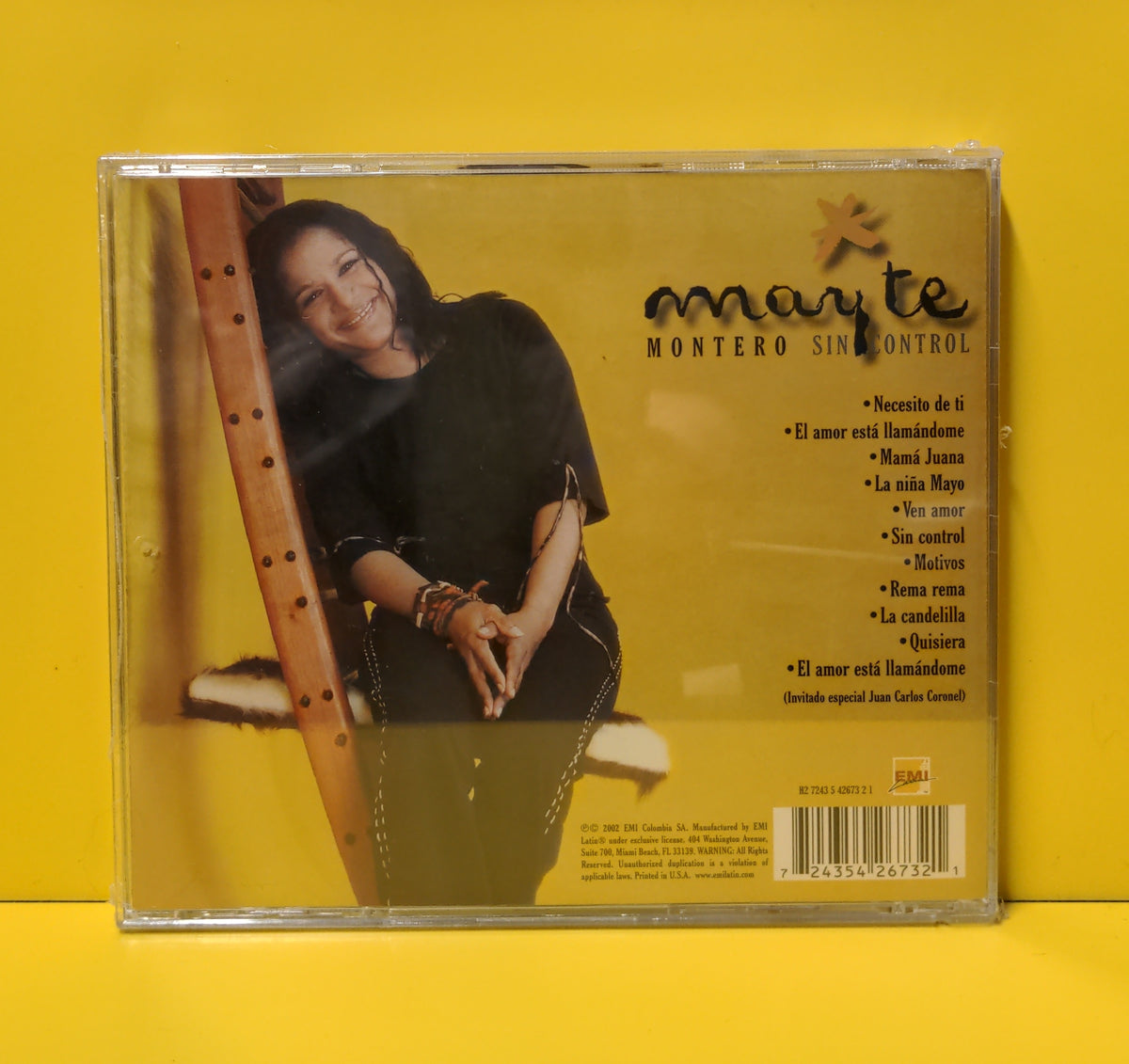 Mayte Montero  - Sin Control  - 2002 - H2 7243 5 42673 2 1 New - Sealed - CDs